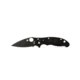Spyderco Manix 2 Lightweight Plain Edge Folding Knife, FRCP Black, Black Blade C101PBBK2