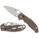 Spyderco Manix 2 CPM 15V Sprint Run Folding Knife by Shawn Houston, 3.31in, CPM 15V Steel, Brown G-10 Handle, C101GPBN15V2