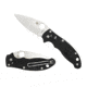 Spyderco Manix 2 Folding Knife, 3.37in, CTS BD1, Drop Point, PlainEdge, Black Handle, C101PBK2