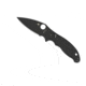 Spyderco Manix 2 Folding Knife, 3.37in, CTS BD1, Drop Point Blade, G-10, Black Handle, C101GPBBK2