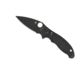 Spyderco Manix 2 Folding Knife, 3.37in, CTS BD1, Drop Point Blade, G-10, Black Handle, C101GPBBK2