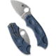Spyderco Meerkat Lightweight Sprint Folding Knife, 2in, CPM SPY27, Clip Point Blade, FRN Black Handle, C64PCBL