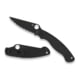 Spyderco Military 2 Folding Knife by Sal Glesser, 4in, CPM S30V Steel, DLC Serrated Clip Point Blade, Black G10 Handle, C36GSBK2
