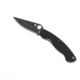 Spyderco Military Folding Knife, Black G-10 Handle, Black Blade, FE Blade, C36GPBK