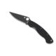 Spyderco Military Folding Knife, Black G-10 Steel Handle, Black Blade, FE Blade, C36GPBK