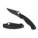 Spyderco Military Folding Knife, Black G-10 Handle, Black Blade, FE Blade, C36GPBK