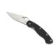 Spyderco Military Folding Knife, Black G-10 Steel Handle, FE Blade, C36GPE