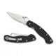 Spyderco Military Folding Knife, Black G-10 Handle, FE Blade, C36GPE