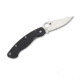 Spyderco Military Folding Knife, Black G-10 Handle, FE Blade, Left Handed, C36GPLE