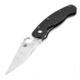 Spyderco Military Folding Knife, Black G-10 Steel Handle, FE Blade, C36GPE