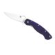 Open Box, Dealer Demo, Spyderco Military Folding Knife, G-10 Steel, Dark Blue, CPM S110V C36GPDBL