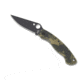 Spyderco Military Folding Knife, Camo G-10 Handle, Black Blade, FE Blade, C36GPCMOBK