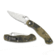 Spyderco Military Folding Knife, Camo G-10 Handle, FE Blade, C36GPCMO