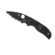 Spyderco Native 5 Folding Knife Lightweight, Black/Black Blade, C41SBBK5