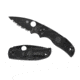 Spyderco Native 5 Folding Knife Lightweight, Black/Black Blade, C41SBBK5