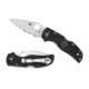 Spyderco Native 5 Lightweight Folding Knife, 2.95in, CPM S30V, Drop Point, Combination Edge, FRN Black Handle, C41PSBK5