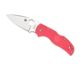 Spyderco Native 5 Lightweight Folding Knife, 2.95in, CPM S30V, Drop Point, Plain Edge, FRN Pink Handle, C41PPN5