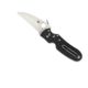 Spyderco P'Kal Folding Knife, 2.95in, CPM S30V Steel, Clip Point Blade, PlainEdge, G-10, Black Handle, C103GP