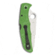 Spyderco Pacific Salt 2 Folding Knife, 3.78in, H-1, FRN, Plain, Green, C91FPGR2