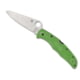 Spyderco Pacific Salt 2 Folding Knife, 3.78in, H-1, FRN, Plain, Green, C91FPGR2