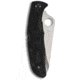 Spyderco Pacific Salt 2 Folding Knife, 3.78in, H-1, FRN, Serrated, Black/Silver, C91SBK2