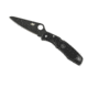 Spyderco Pacific Salt Black FRN Handle, H-1 Black Blade FE Blade Fold Knife C91PBBK