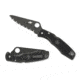 Spyderco Pacific Salt Lightweight Black Blade SpyderEdge Knife C91SBBK