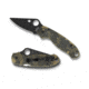 Spyderco Para 3 Folding Knife, 2.95in, CPM S45VN, Clip Point Blade, Plain Edge, Black Blade, G-10, Digital Camo Handle, C223GPCMOBK
