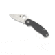 Spyderco Para 3 Folding Knife, 2.95in, Maxamet, Clip Point Blade, Plain Edge, Satin Finish, G-10 Dark Gray Handle, C223GPDGY