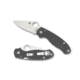 Spyderco Para 3 Folding Knife, 2.95in, Maxamet, Clip Point Blade, Plain Edge, Satin Finish, G-10 Dark Gray Handle, C223GPDGY