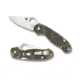Spyderco Para 3 Folding Knife, PlainEdge, 2.95in, CPM S45VN, Clip Point Blade, G-10, Digital Camo Handle, C223GPCMO