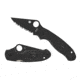 Spyderco Para 3 Lightweight Folding Knife, 7.21 in, Black, C223SBBK