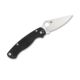 Spyderco Para Military 2 Left Hand Folding Knife, G-10 Steel, Black, C81GPLE2