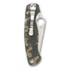 Spyderco ParaMilitary 2 Folding Knife, 3.45 in, CPM S45VN, Camo, G-10 Handle, PlainEdge Blade, C81GPCMO2