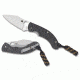 Spyderco Perrin PPT 7.38in PlainEdge Folding Knife, Carbon Fiber, Black C135CFP