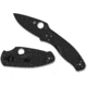 Spyderco Persistence Lightweight Folding Knife, 2.75in, 8Cr13MoV Steel, Black Coated, PlainEdge, Drop Point Blade, FRN Black Handle, C136PBBK