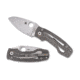 Spyderco PITS 2 Folding Knives, 2.74in, M398, Titanium , Satin, Titanium, 716104000241