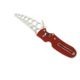 Spyderco P'Kal Folding Knife, 2.95in, 440C, Wharncliffe Blade, Trainer, G-10, Red Handle, FE C103TR