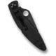 Spyderco Police Model Folding Knife, 4.2in, VG-10 Stainless Steel, Plain Edge, Clip Point Blade, TiCN Finish, Black Stainless Steel Handle, C07BKP
