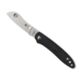 Spyderco Roadie Folding Knife, 2.09in, N690Co, Wharncliffe Blade, Plain Edge, FRN Black Handle, C189PBK