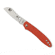 Spyderco Roadie Folding Knife, 2.09in, N690Co, Wharncliffe Blade, Plain Edge, FRN Orange Handle, C189POR