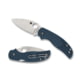 Spyderco Sage 5 Folding Knife, 3in, CPM SPY27, Spear Point Blade, Plainedge, FRN Cobalt Blue Handle, C123PCBL