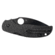 Spyderco Sage 5 Folding Knife, CPM Magnacut, Black Blade, Salt Black G-10 Handle, SPY-C123GPBKMCBK