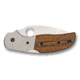 Spyderco Sage4 Wood w/ Titanium Bolsters Knife Closed
