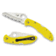 Spyderco Salt 2 Lightweight FRN Handle 7.25in SpyderEdge Folding Knife, Yellow, C88SYL2