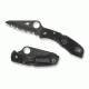 Spyderco Salt1 Lightweight Black Black Blade SpyderEdge Knife C88SBBK