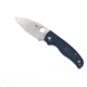 Spyderco Shaman Folding Knife, 3.58 in, CPM SPY27, Blue, G10, C229GPCBL