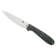 Spyderco Sprig G-10 Plain Edge Fixed Blade Knife, Forest Green FB37GGRP