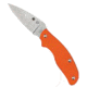 Spyderco Spy-DK Lightweight Folding Knife,2.69in PlainEdge Blade,Orange Handle C179POR