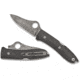 Spyderco SpyOpera Thor Sprint Run Folding Knife, 2.90in, Thor Damasteel, Black Carbon Fiber Handle, C255CFPD